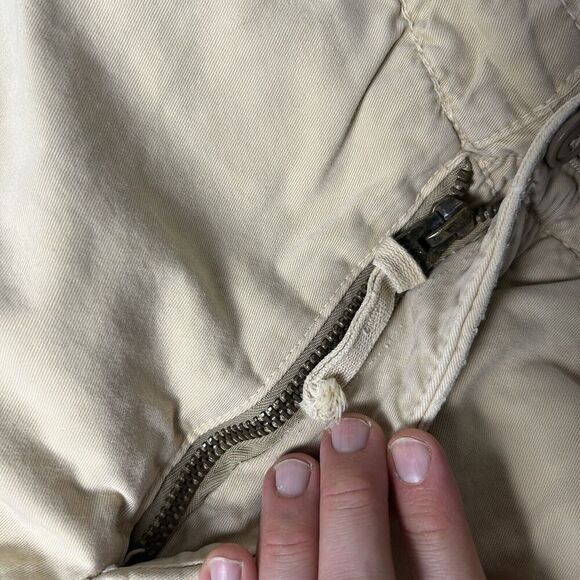 Abercrombie & Fitch Cargo Shorts Mens Size 34 Heavy Cotton Distressed 90s y2k - Picture 4 of 9